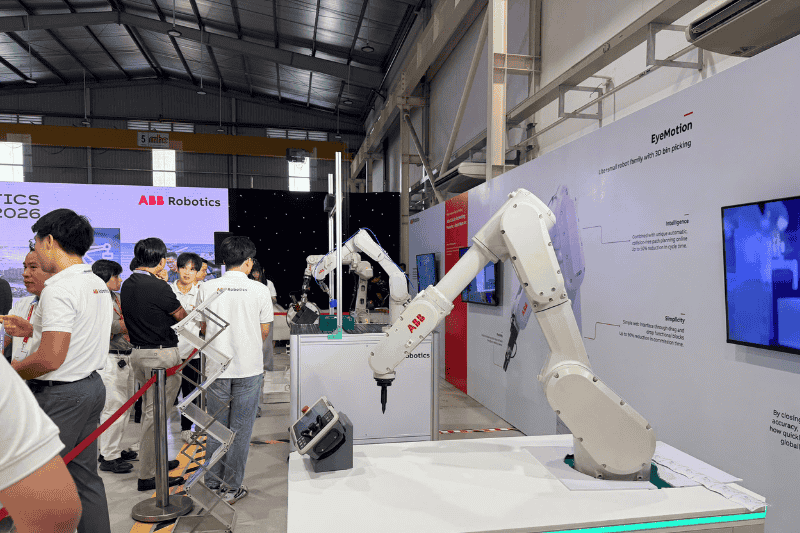 HASEMI, robot, tự động hóa, robot công nghiệp, sản xuất thông minh, tự động hóa sản xuất, doanh nghiệp Việt Nam, nhân lực công nghệ, ABB Robotics, CITARES