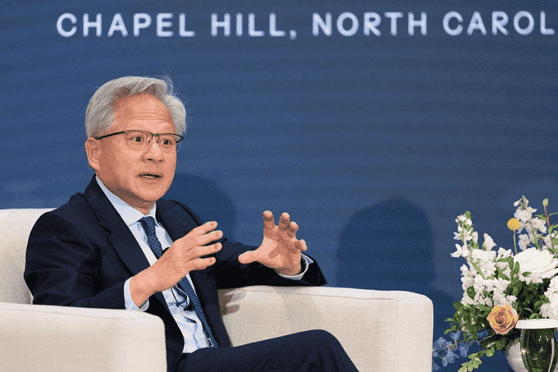 Jensen Huang - CEO Nvidia, phát biểu tại Hội nghị G20 Innovation Ministerial ở Chapel Hill, North Carolina, ngày 2/9/2026.
