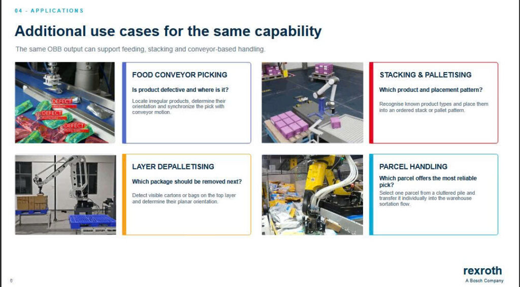 AI; Bosch Rexroth; Pick-and-Place; robot công nghiệp; thị giác máy; tự động hóa; AI trong sản xuất; nhà máy thông minh; AutoTech Cafe