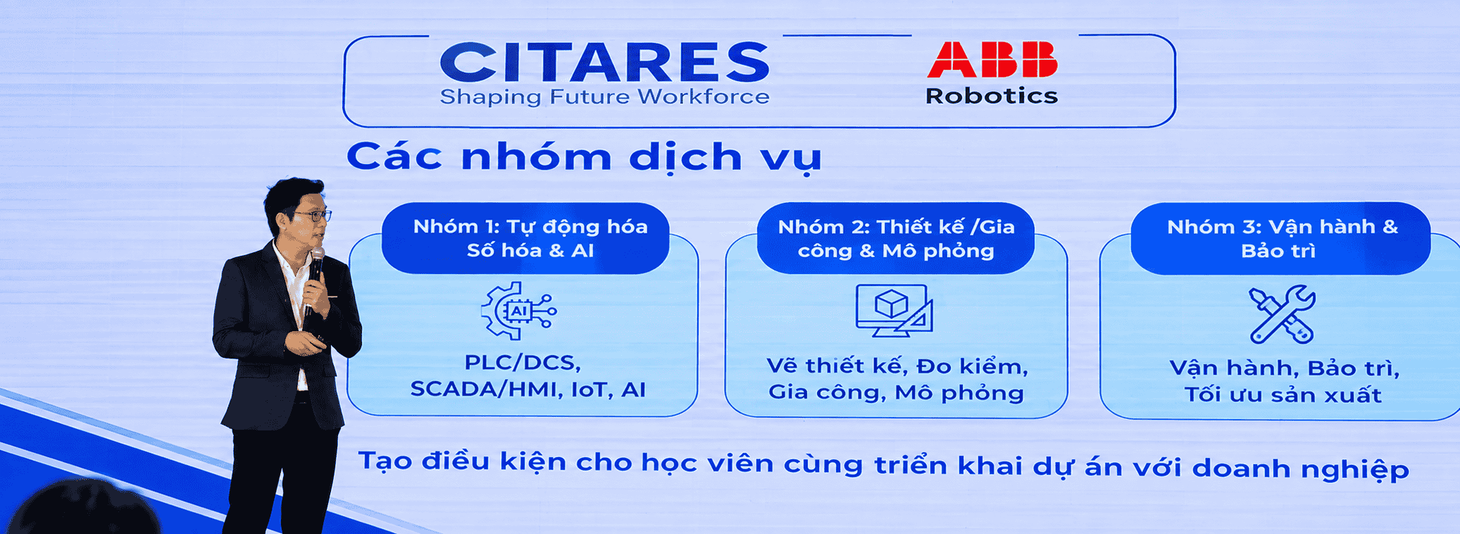 Robot, nhân lực và hệ sinh thái: Nền tảng cho sản xuất thông minh