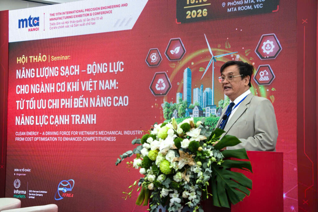 Năng lượng sạch: Bài toán cạnh tranh mới của ngành cơ khí Việt Nam 1 HASEMI, ngành cơ khí Việt Nam, năng lượng sạch, chuyển đổi xanh, năng lượng tái tạo, điện mặt trời mái nhà, tối ưu năng lượng, tự động hóa, sản xuất thông minh, ESG, CBAM, chuỗi cung ứng toàn cầu, MTA Hanoi 2026