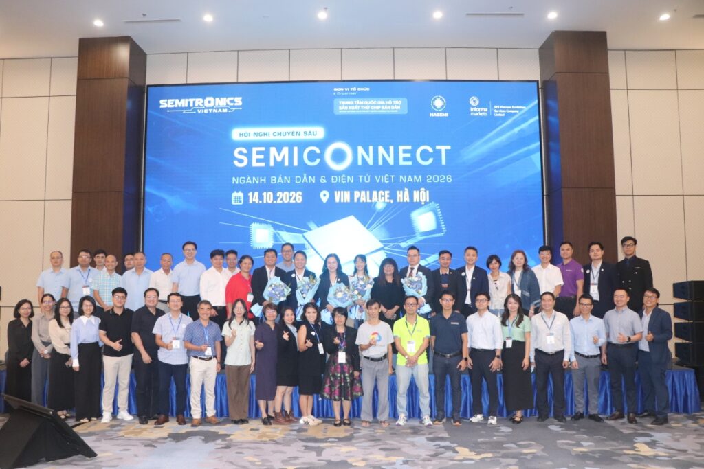 Làm chủ vật liệu mới, nâng tầm vị thế Việt Nam trong chuỗi giá trị bán dẫn 18 HASEMI, SemiConnect Vietnam 2026, SEMITRONICS VIETNAM 2026, công nghiệp bán dẫn, vật liệu bán dẫn, công nghiệp điện tử, chuỗi giá trị bán dẫn, hệ sinh thái bán dẫn Việt Nam, công nghệ bán dẫn, đổi mới sáng tạo, hợp tác công nghệ
